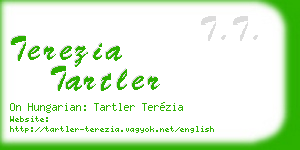 terezia tartler business card